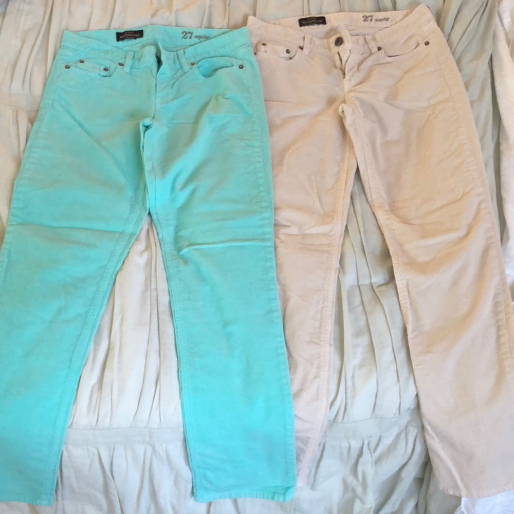 J.Crew Matchstick Cords in SZ 27